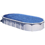 Gre - piscine acier blanc hati ovale 10, 20 x 5, 75 x 1, 32 m - gr