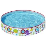 Bestway ? piscine extensible pour enfants ronde 152 cm ? hauteur 25 cm ? pvc ? patch de r�paration inclus ...