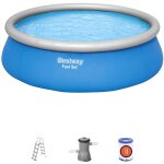 Bestway - piscine autoportante fast set ronde 457 x 122 cm avec accessoires Bestway - piscine autoportante fast set ronde 457 x 122 cm avec accessoires