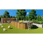 M&s - piscine hors - sol acier aspect bois 6, 40 x 3, 95 m - osmose M&s - piscine hors - sol acier aspect bois 6, 40 x 3, 95 m - osmose