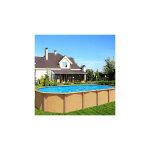 M&s - piscine hors - sol acier aspect bois 7, 60 x 3, 95 m - osmose M&s - piscine hors - sol acier aspect bois 7, 60 x 3, 95 m - osmose