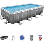 Bestway ? piscine tubulaire rectangulaire 488 x 244 x 122 cm ? volume 11 532 l ? mat�riau tritech ? �purateur ...