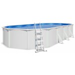 Trigano - piscine hors sol acier ovale 9, 15 x 4, 55 x 1, 32 m blanche saphir