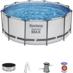 Piscine hors - sol ronde en acier pro max 366x122 cm bestway 56420