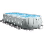 Intex - piscine tubulaire prism frame - ovale - 610x305x122cm