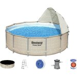Piscine tubulaire power steel ronde 3, 96 x 1, 07 m - bestway