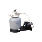 Piscineo - filtration piscine hors sol mega pool fsf : filtre + pompe 6 m3 / h