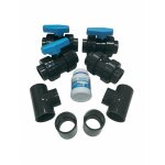 Piscineo - rgulation manuelle dbit 50mm pour chauffage solaire