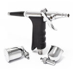 Wiltec - kit pistolet a�rographe professionnel mod�le 116 ? action double da ? avec buse et aiguille ...
