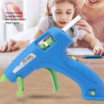 Pistolet � colle chaude 10 - 15w sans fil usb rechargeable pistolet � colle thermofusible mini pistolet ...