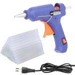 Pistolet à colle chaude, 20w pistolet a colle avec 60pcs 7mm100mm bâtons de colle, pistolets à colle ... Pistolet à colle chaude, 20w pistolet a colle avec 60pcs 7mm100mm bâtons de colle, pistolets à colle ...