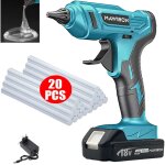 Pistolet � colle chaude sans fil 100 w pour la maison et le jardin, mini pistolet � colle + 20 b�tons ...
