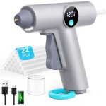 Pistolet  colle thermique sans fil avec 22 pistolets  colle lectrique chauffants rapides, pistolet ...