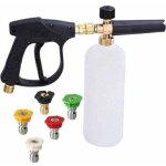 Pistolet � haute pression cannon � mousse, 1l r�glable 1 / 4  rapide lance de mousse de neige distributeur ...