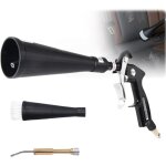 Pistolet de nettoyage pour int�rieur de voiture - pistolet souffleur haute pression avec 2 buses - nettoie ...