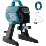 Pistolet � peinture �lectrique 700w 200 bar avec d�bit 1, 5 l / min - syst�me de pulv�risation bleu 33x26x41cm ...