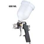Pistolet  peinture pneumatique avec remplissage de 600 ml, buse de 1, 5 mm g, type gravit 200 ml / ...