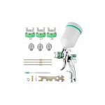 Pistolet  peinture professionnel haute pression kit de pistolet  air comprim alimentation par gravit ...