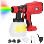 Pistolet de peinture sans fil pour milwaukee m18 18v batterie lithium - ion, 200w hvlp moteur brushless ... Pistolet de peinture sans fil pour milwaukee m18 18v batterie lithium - ion, 200w hvlp moteur brushless ...