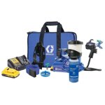 [jamais utilis] pistolet pulvrisateur de peinture (2x2, 0 ah) + liquide de stockage - graco 20b476x1 ...