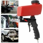 Pistolet de sablage pneumatique � air portable 90psi, machine de sablage � main l�g�re en aluminium, ...