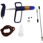 Pistolet � seringue v�t�rinaire 2ml pour porcs et b�tail, injecteur continu en plastique pour animaux ...