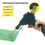 Pistolet � souder portatif 60 w, fer � souder �lectrique � chauffage interne, outil de soudage de fil ...