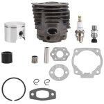 Piston de cylindre 46 mm avec kit de joints pour moteur husqvarna 50, 51, 55 rancher nikasil