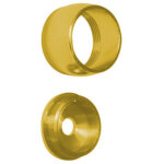 Piton d'embrasure diam�tre 20mm en laiton poli duval pit20s10