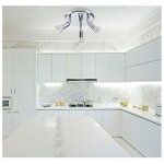 Plafonnier 3 spots orientables salle de bain 9w, led angle rglable clairage pour chambre salon cuisine ...