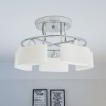 Torana - plafonnier avec 5 globes ellipsoïdes pour ampoules e14 200 w Torana - plafonnier avec 5 globes ellipsoïdes pour ampoules e14 200 w
