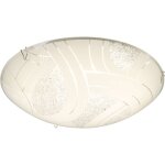 Globo - plafonnier abat - jour en verre plafonnier 1 flamme cristaux éclairage de salon 1 flamme satiné, ... Globo - plafonnier abat - jour en verre plafonnier 1 flamme cristaux éclairage de salon 1 flamme satiné, ...
