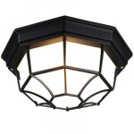 Plafonnier / applique murale led 12 w d'ext�rieur avec d�tecteur de mouvement, finition m�tal / verre ...