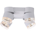 Plafonnier blanc pure nola 4 lumi�res - 6864 - 16