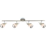 Plafonnier design salle  manger spot en verre faisceau lumineux orientable