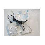 Plafonnier encastr� led 33w � 165mm blanc 3000k 2200lmdriver dimmable dali 230v ip44 insaver 150 sylvania ...