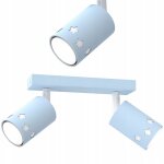 Plafonnier enfant spot pour gar�on led �toiles bleues