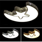 Plafonnier �toile - lune avec t�l�commande, lampe led de protection des yeux, pour chambre � coucher, ...