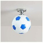 Plafonnier en forme de ballon de football, lustre pour chambre d'enfant, �clairage int�rieur, lustre ...