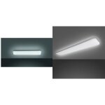Plafonnier lampe de salon led lampe de chambre blanc dimmable l 60 cm