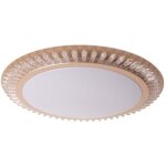 Plafonnier lampe de salon t�l�commande cct variateur dor� led d 48 cm