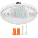 Plafonnier led 12 v 400 lm - lampe d'intérieur haute luminosité pour voiture, camping - car, yacht, bateau, ... Plafonnier led 12 v 400 lm - lampe d'intérieur haute luminosité pour voiture, camping - car, yacht, bateau, ...