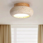 Plafonnier led 15 cm, petit lustre encastr�, applique murale vintage, lampe de plafond en pierre naturelle, ...