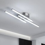 Plafonnier led 18w, 3 lumi�res, lampe de plafond moderne, 6500k blanc froid, chambre, lustre cuisine, ...