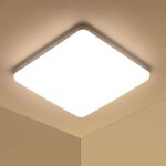 Comely - plafonnier led, 36w led panel carr lampes de plafond moderne, luminaire plafonnier acrylique ...