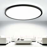 Plafonnier led 68 w, �clairage d'int�rieur rond moderne, �tanche ip44, pour salle de bain, ultra - fin, ...