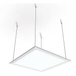 Plafonnier led carr� - cons. 12w . (eq. 70w) - 960 lumens - blanc neutre - extra plat - pa960cnw - xanlite ...