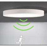 Plafonnier led avec d�tecteur de mouvement pour balcon garage entr�e couloir facile � installer lampe ...