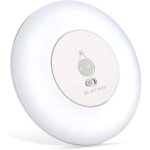Plafonnier led  dtecteur de mouvement  piles lampe de plafond sans fil 6000k pour placards armoire ...