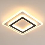 Plafonnier led, lampe de plafond carré 38w 4275lm, moderne luminaire plafonnier en aluminium pour salon ... Plafonnier led, lampe de plafond carré 38w 4275lm, moderne luminaire plafonnier en aluminium pour salon ...
